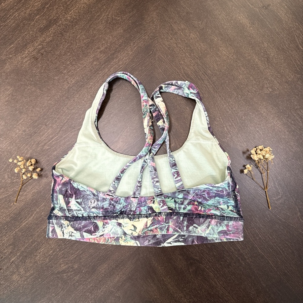 lululemon athletica Abstract Multicolor Sports Bra
